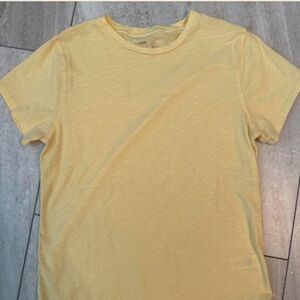 Aerie Baby Tee Light yellow Size medium